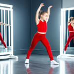 Aspiring Musical Star**

"A young, enthusiastic performer practicing dance steps in a brightly lit studio. They are wearing comfortable athletic clothing. Reflections of a determined expression are visible in the mirror. The scene conveys energy and passion. Safe for work, appropriate content, fully clothed, professional, perfect anatomy, natural pose."

**