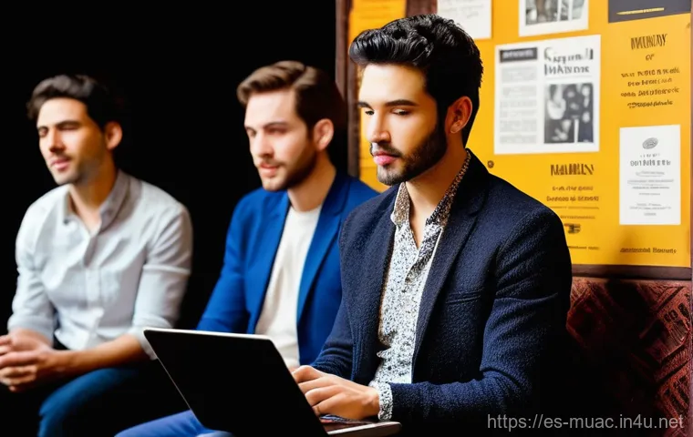 뮤지컬 배우의 국제 협업 사례 - **Prompt 1: "Global Audition Harmony"**
    A young, aspiring musical theater actor, a person of His...