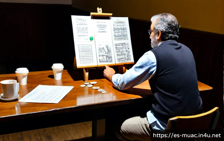 Home 17 뮤지컬 배우의 스토리 보드 작업법 - Photorealistic backstage workspace in a historic Madrid theater, a Spanish musical theater actor in ...